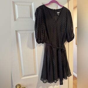 DKNY Dress with 3/4 length elastic sleeves